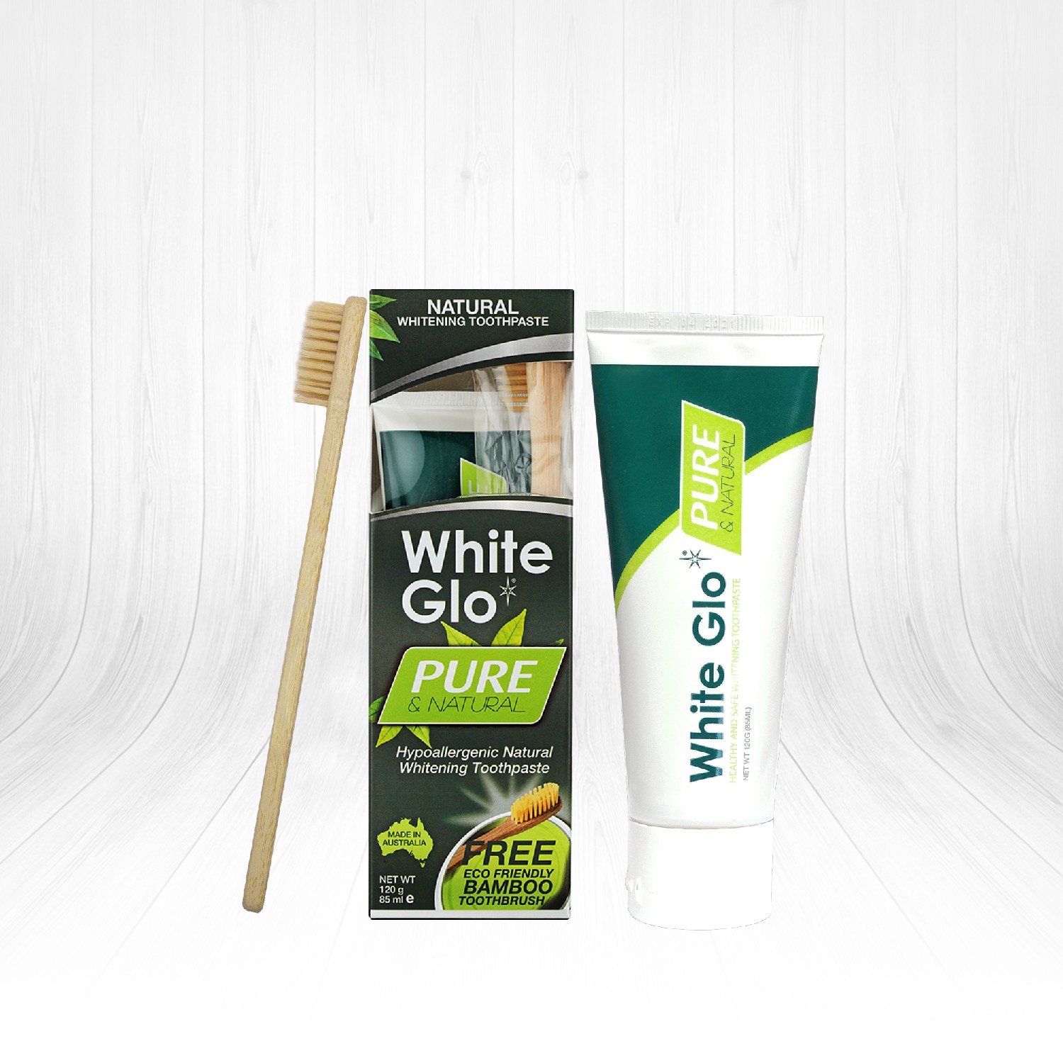 White Glo Pure Saf ve Doğal Beyazlatıcı Diş Macunu